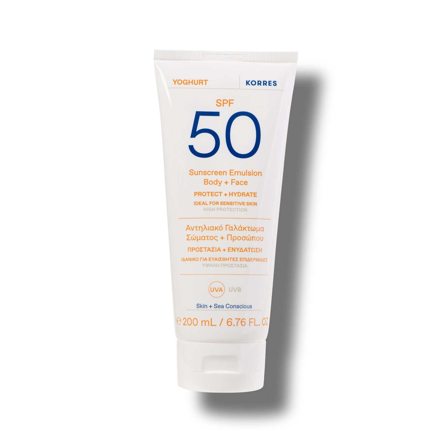 YOGHURT Sonnenschutz-Emulsion für Körper und Gesicht SPF50