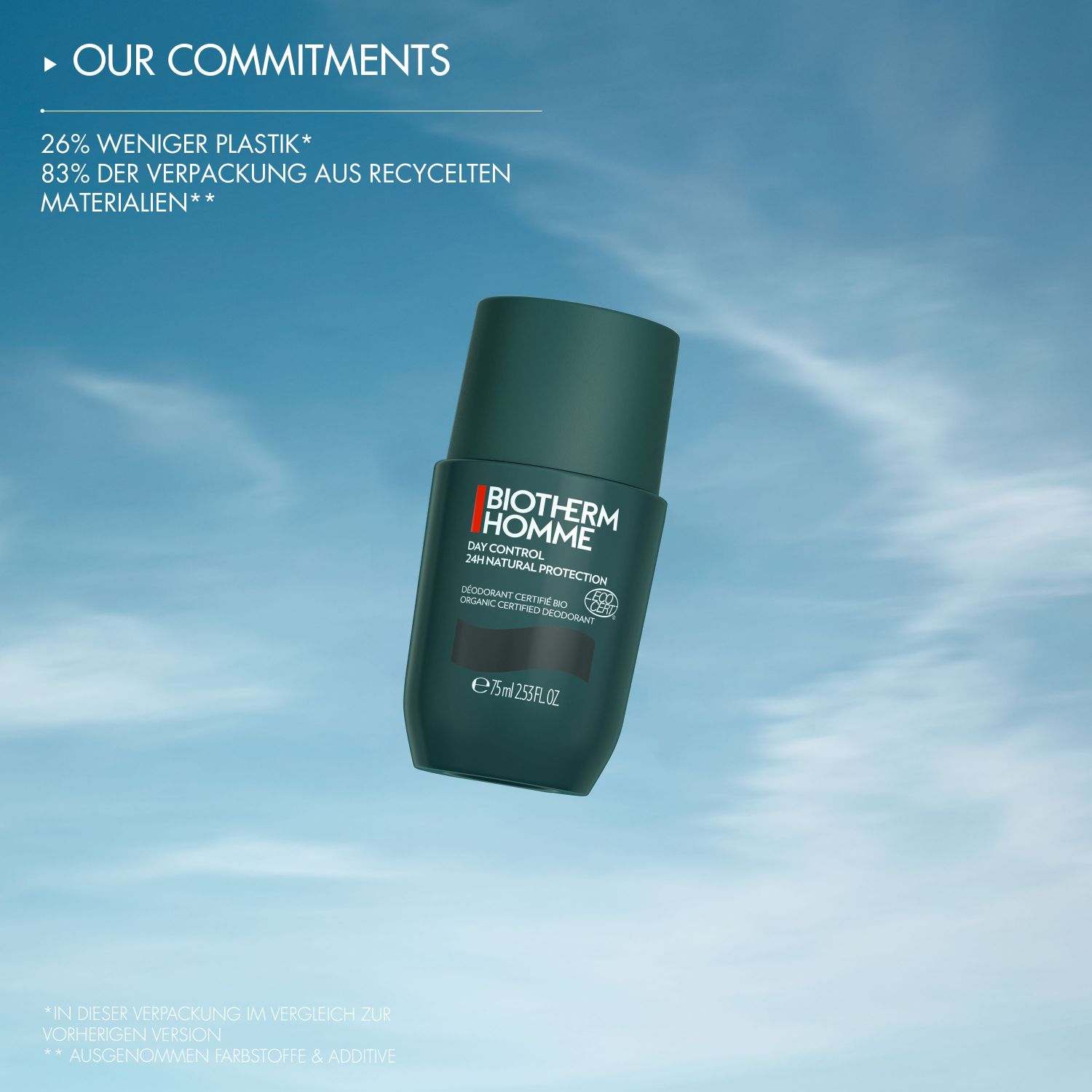 Homme Day Control 24H Ecocert Deo Roll-On