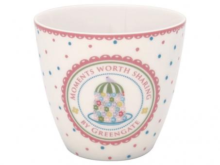 Latte cup Tenna white