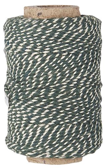 Garn grün/weiss 30m
