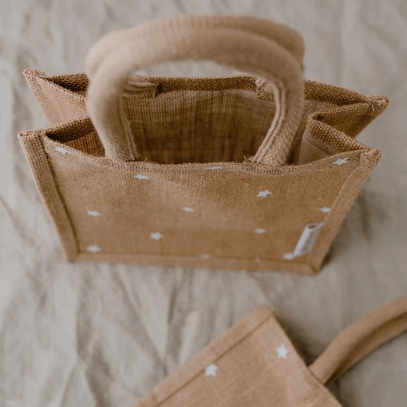 Mini Jute Shopper Tulip & Hasi 2er St