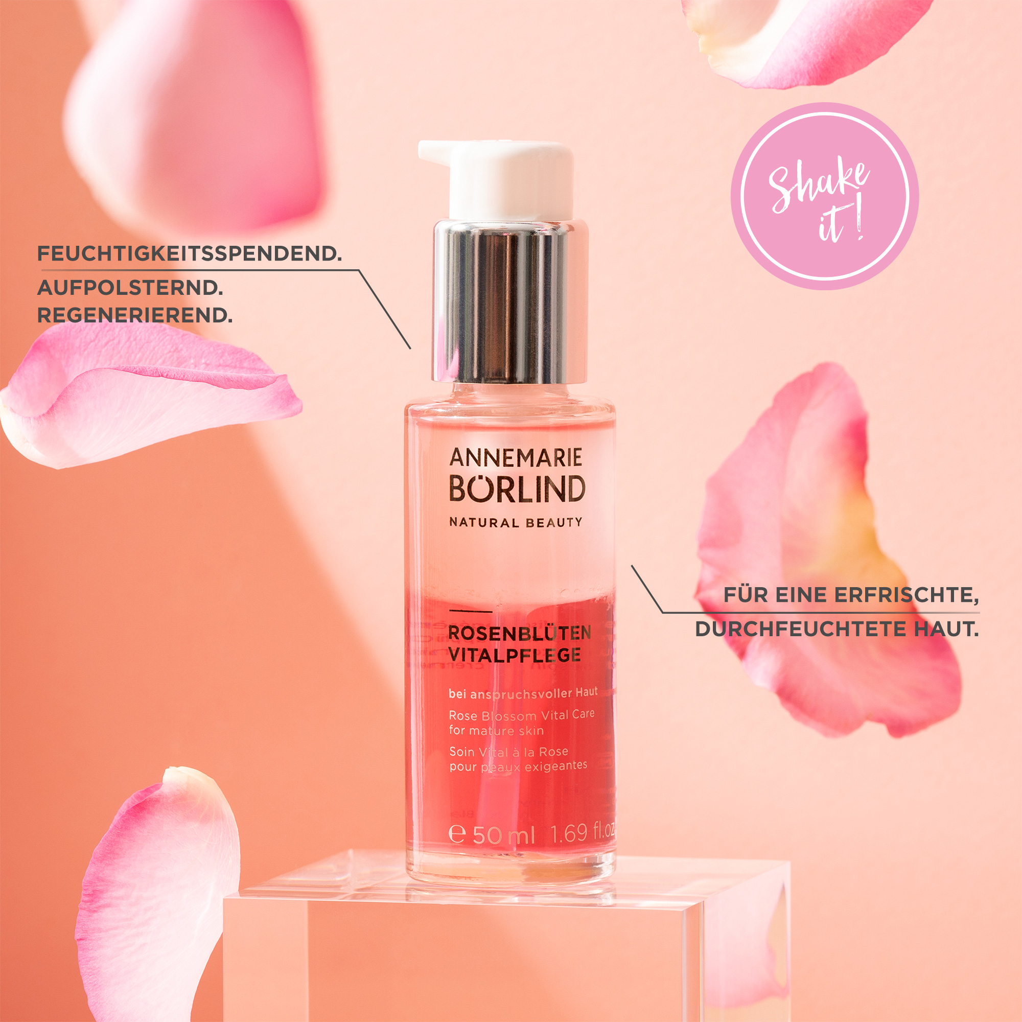 Rosenblüten Vitalpflege