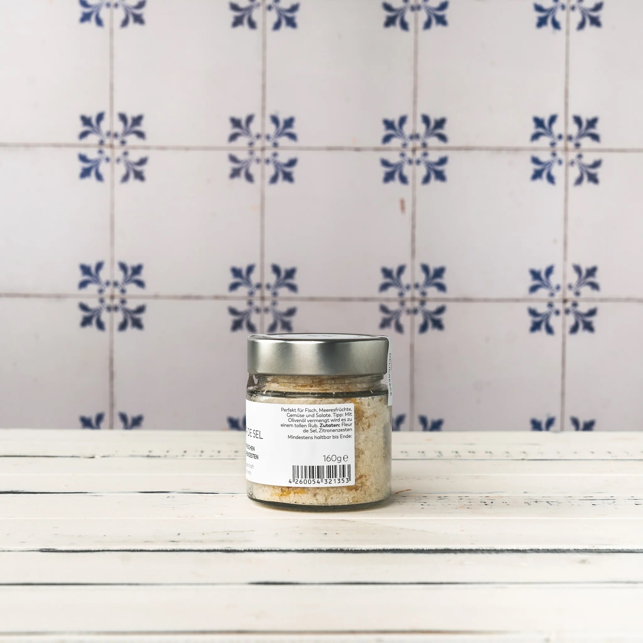 Fleur de Sel handgeschöpft mit Zitronenzesten 160g