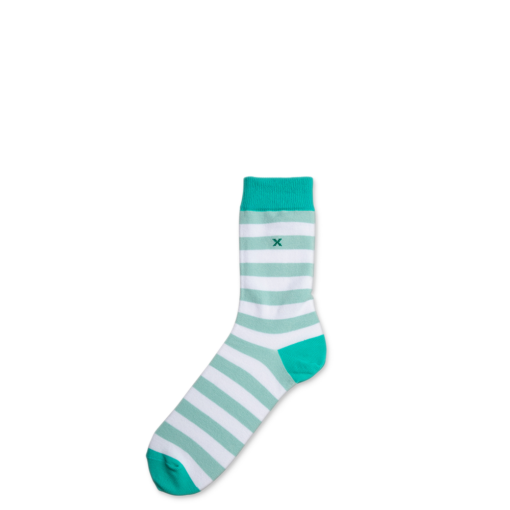 Trend Socken Streifen medium Baumwolle mint leaf 42-46