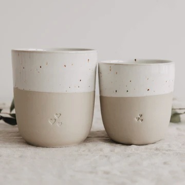 Kleiner Becher Kleine Herzen