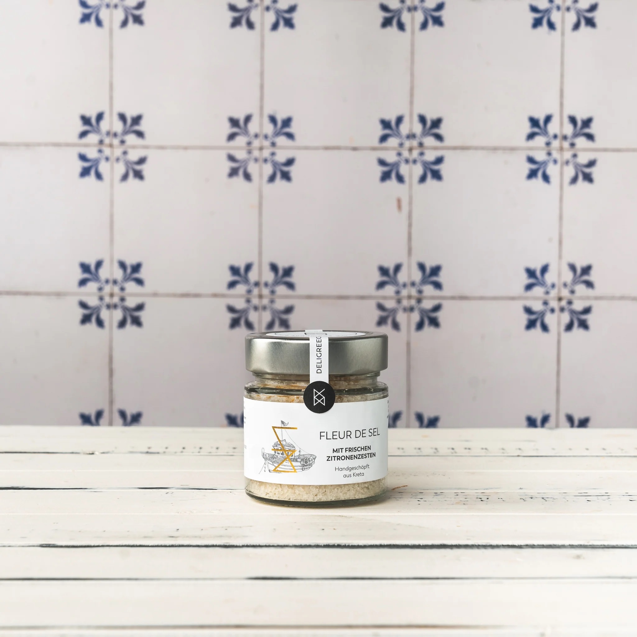 Fleur de Sel handgeschöpft mit Zitronenzesten 160g