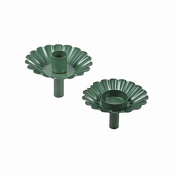 Kerzenhalter Candle holder bottle sunflower green