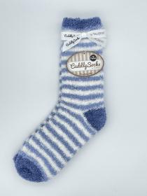 HAPPINESS cuddly socks Forget me not / white 